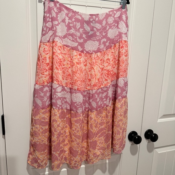 Boho Midi Tiered Skirt - Picture 7 of 7